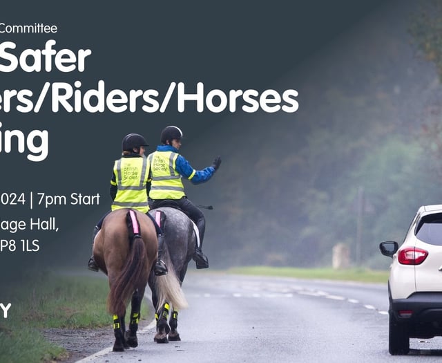 Road safety event held to educate people on passing horses