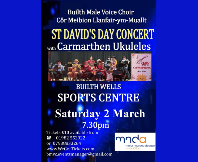 Builth Male Voice Choir get ready for St David's Day concert