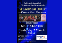 Builth Male Voice Choir get ready for St David's Day concert