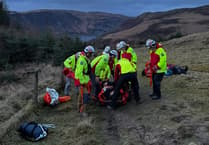 Brecon Mountain Rescue Team respond to injured man