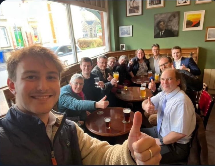 A social media post by Welsh Liberal Democrats Councillor for Llanidloes, Glyn Preston, has angered conservative party members.