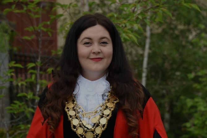 Mayor of Brecon Cllr Michaela Davies