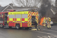 VIDEO: Fire crew tackles car fire at Brecon Aldi