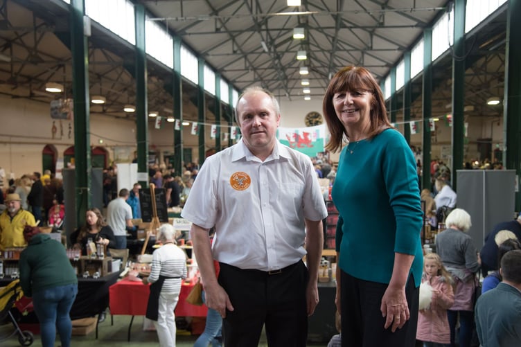Andrew Powell and Lesley Griffiths MS