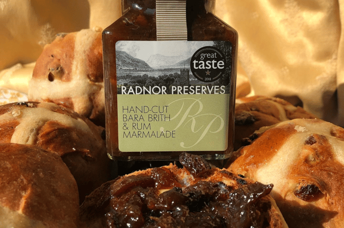 Radnor Preserves hand-cut bara brith and rum marmalade