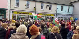 VIDEO: Brecon schoolchildren perform Yma o Hyd on St David's Day