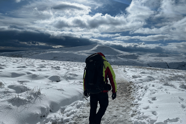 Video: Mountain Rescue Team tackle snowy conditions on weekend callout