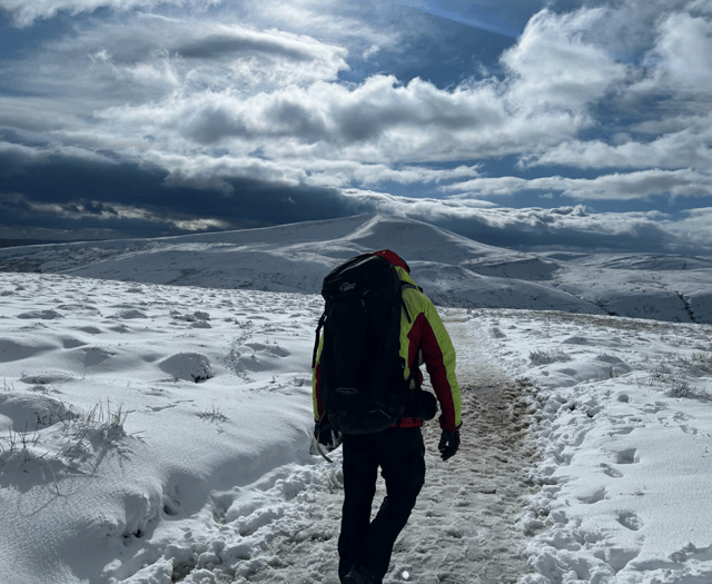 Video: Mountain Rescue Team tackle snowy conditions on weekend callout
