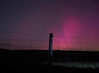 Northern Lights photographs captured over Brecon and Radnorshire