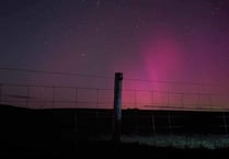 Northern Lights photographs captured over Brecon and Radnorshire
