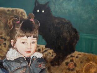 Artist unveils debut solo show in Hay-on-Wye