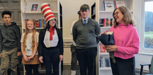 Hay Festival CEO opens new library at Powys School on World Book Day
