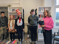 Hay Festival CEO opens new library at Powys School on World Book Day