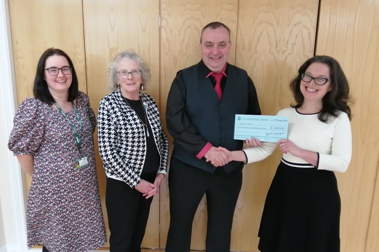 Bracken Trust cheque presentation
