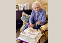 Powys woman celebrates 100th birthday