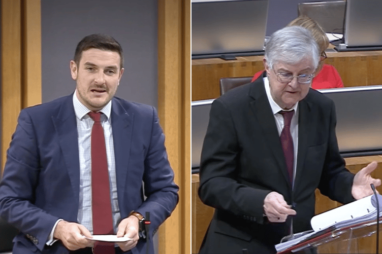 James Evans and Mark Drakeford