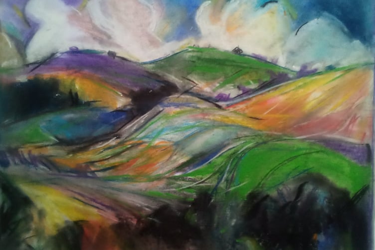 David Henry painting