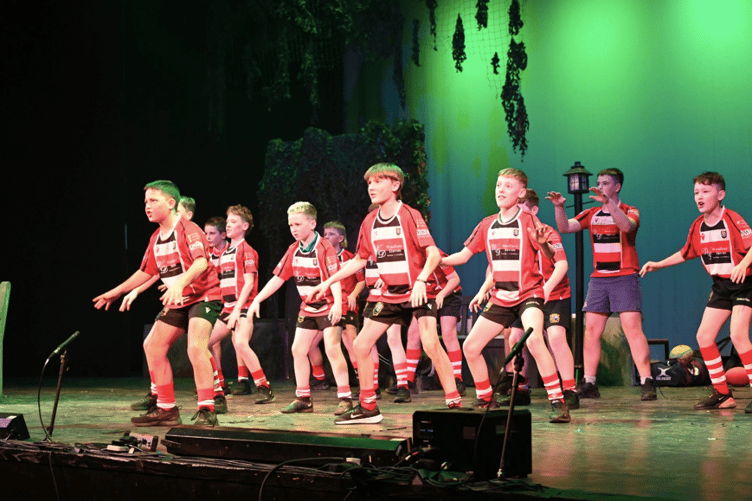 The concert was full of entertaining performances