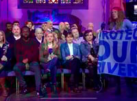 Video: BBC Newsnight sees Wye pollution 'polite' protest
