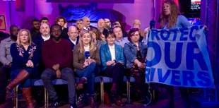 Video: BBC Newsnight sees Wye pollution 'polite' protest