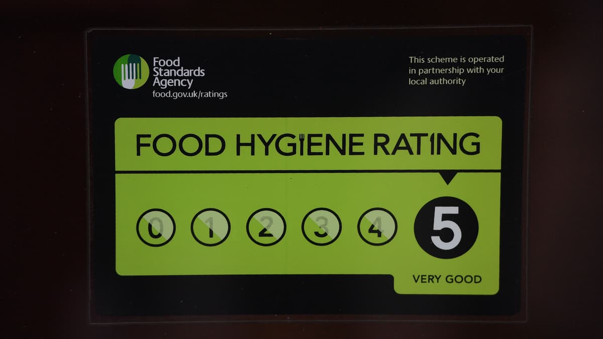Food hygiene ratings handed to seven Powys establishments 