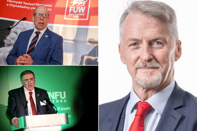 FUW President Ian Rickman (top left) and NFU Cymru President Aled Jones (below) have both congratulated Huw Irranca-Davies MS on his appointment