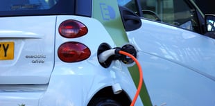 EV charging at service station