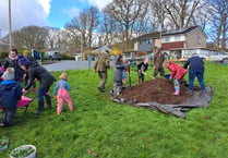 Sennybridge residents create community garden