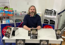 Brecon's Baz hosts home town book signing