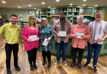£1470 Raised by garden centre for Greenfingers
