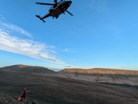70-year-old falls from ridge