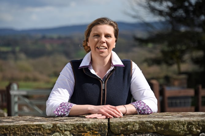 Catherine Smith, Chair at Hybu Cig Cymru, Cefn Coch Farm, Llanarth, Monmouthshire.