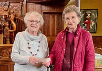Floral society blooms with £200 donation