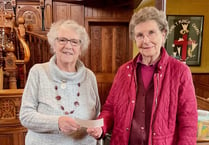 Floral society blooms with £200 donation