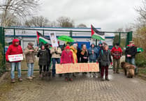 Demonstrators demand answers from Presteigne business regarding Gaza conflict