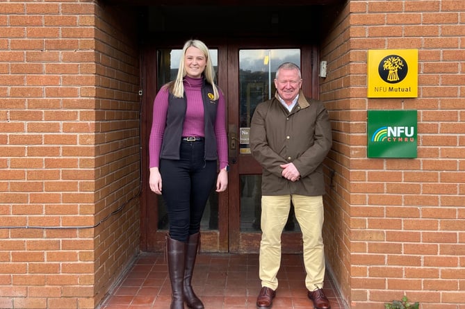 Sioned Davies and Mark Simpson are the new team at the Hay-on-Wye group office