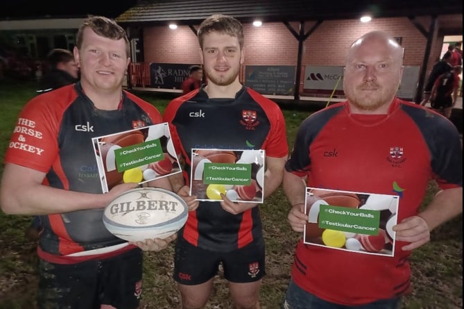 GPS have joined forced forces with Tref-y-Clawdd Rugby Club for Testicular Cancer Awareness Month