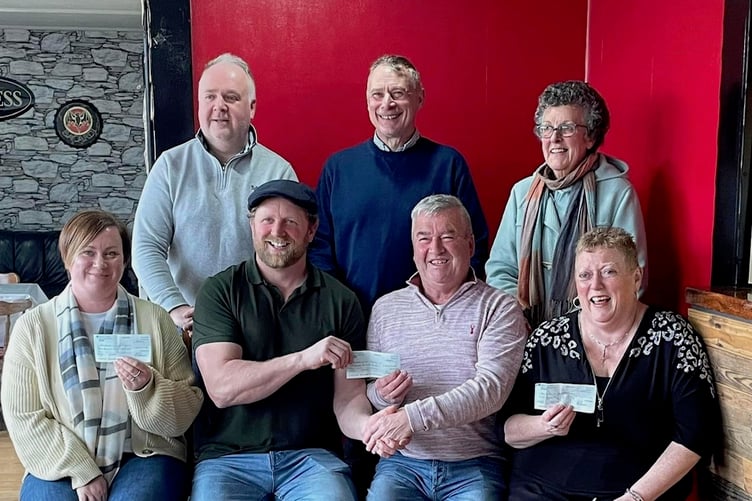 History talk cheque presentation