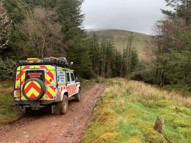 Double Pen y Fan callout for Rescue Team