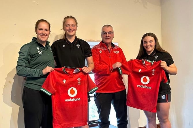 Under 18 players Shanelle Williams and Tilly Vucaj both played for Wales in the recent Six Nations games