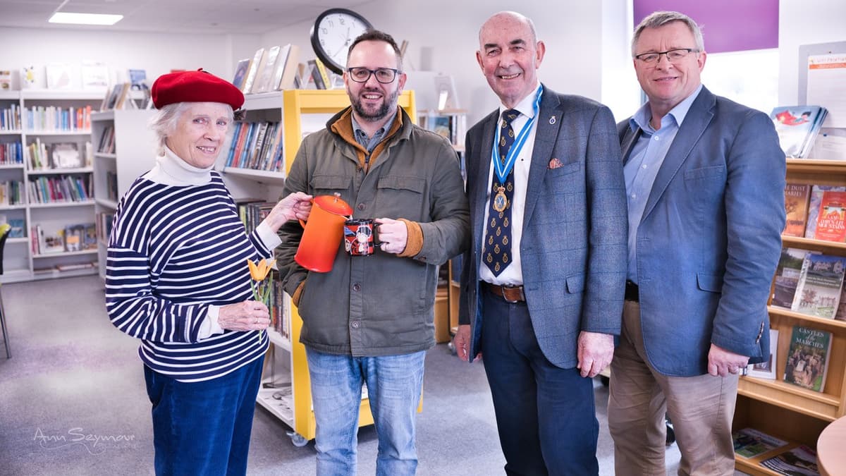 Powys High Sheriff salutes Talgarth Community Library Volunteers ...