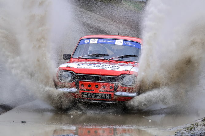 Following a succession of niggling mechanical problems, Craig Jones and Ian Taylor retired their Mk1 Escort prior to the last stage (Copyright: Mark Griffin)