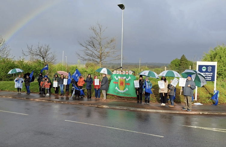 Llangorse Primary School Teacher Strike