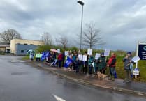 Video: Teachers at Llangors Primary strike over management concerns