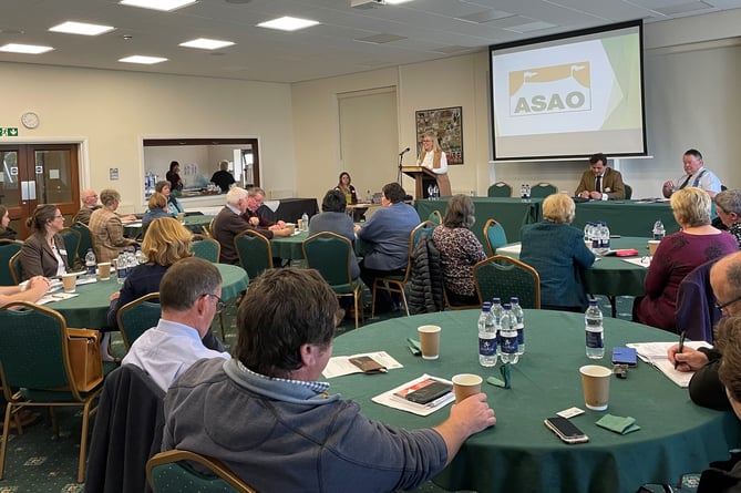 A previous ASAO Conference at the Royal Welsh Showground.
