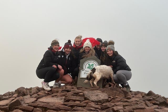 Climbing Pen y Fan in memory of classmate