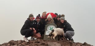 Climbing Pen y Fan in memory of classmate