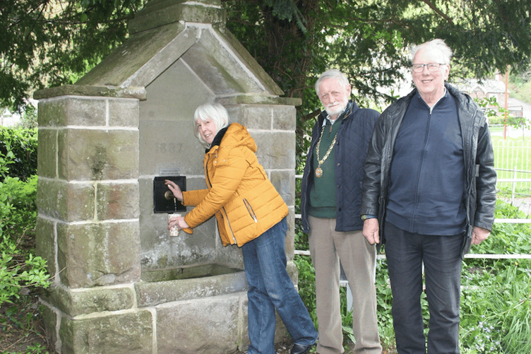 Llangenny water fountain