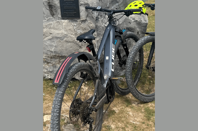 The Cube electric bike was stolen from a property on Pen-y-Bryn, Brecon