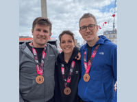 Man with brain cancer runs London Marathon and raises £20,000